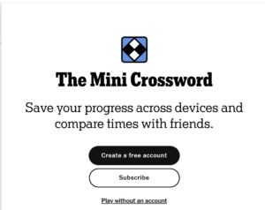 NYT Mini Crossword Today Answers: Clues and Hints