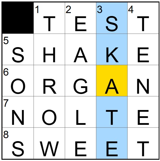 NYT Mini Crossword Solved 27 Nov