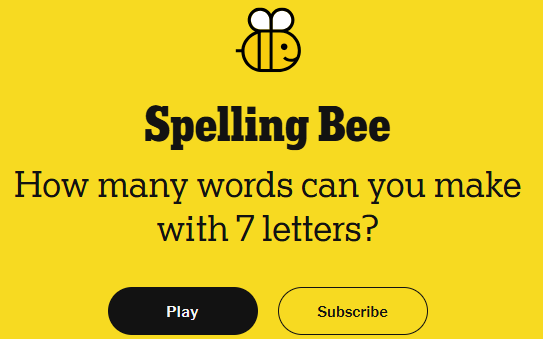 nyt spelling bee permanent image