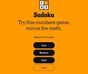 nyt sudoku permanent image