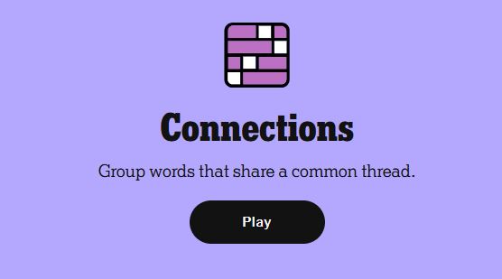 NYT Connections Cover image