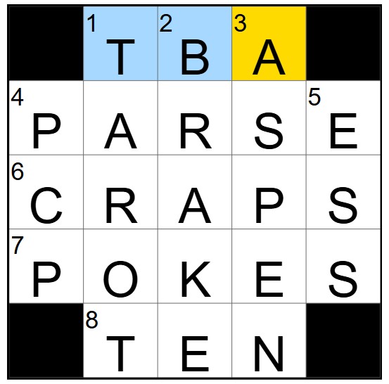 NYT Mini Crossword Answers Today With Hints