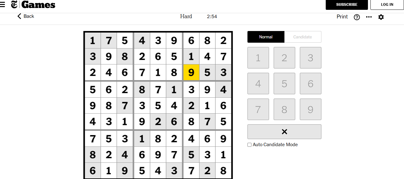 nyt sudoku solved hard 3 dec