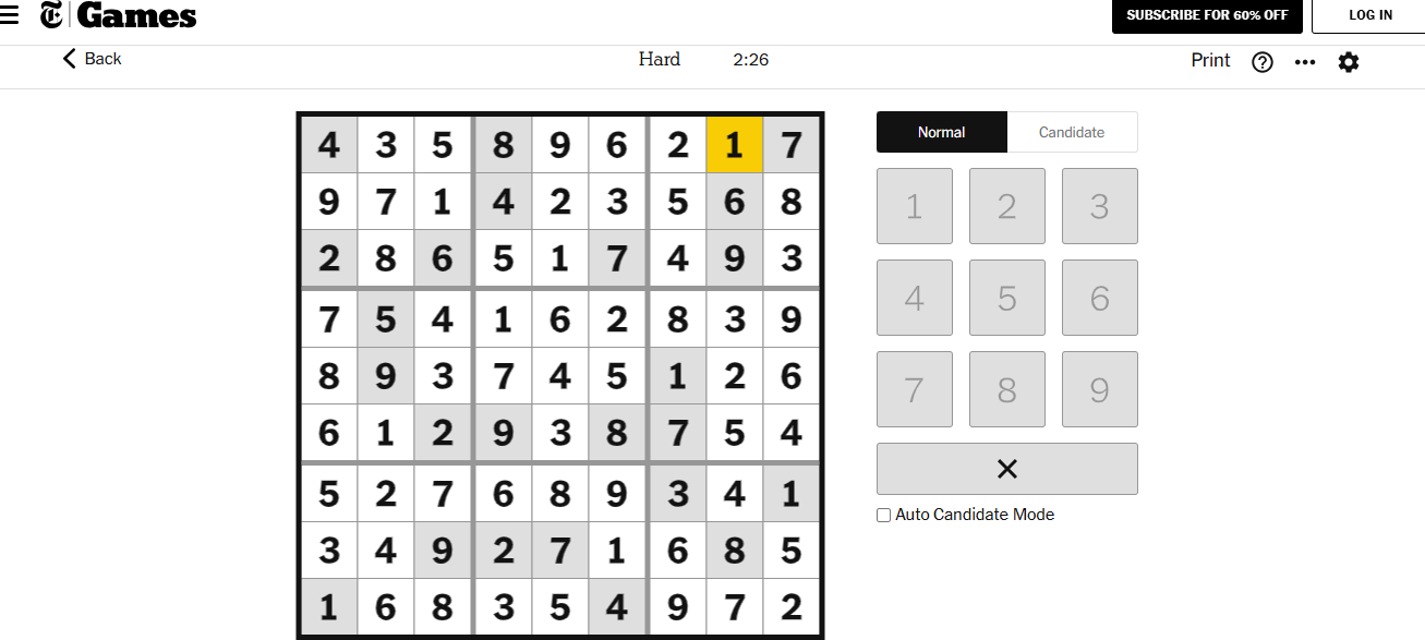 nyt sudoku solved hard dec 13