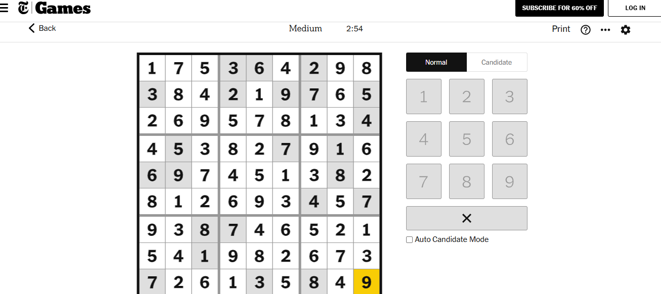 nyt sudoku solved medium dec 24