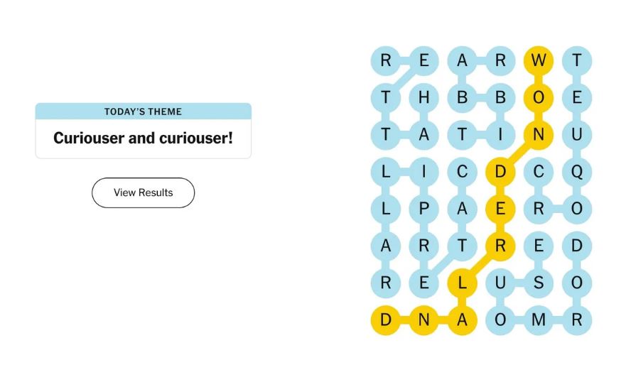 NYT Strands answers for January 20 solved