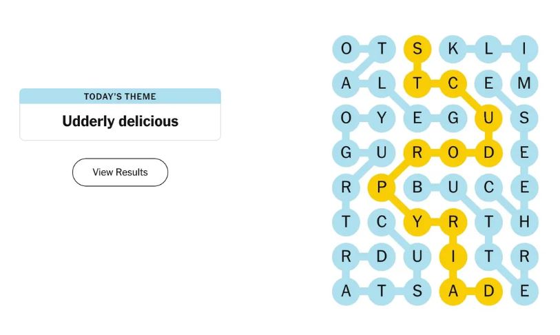 NYT Strands answers for January 23 solved