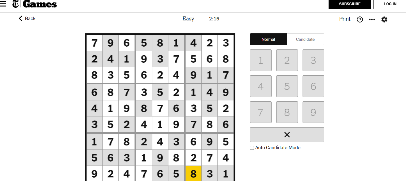 nyt sudoku easy solved jan 2, 2025