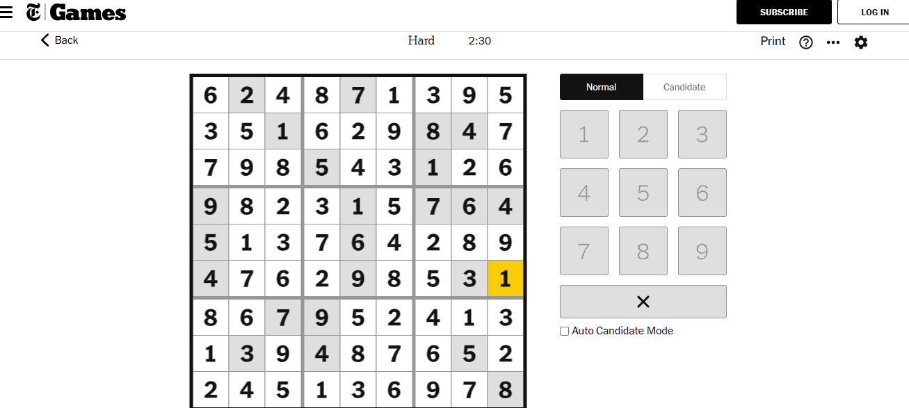 nyt sudoku hard solved jan 2, 2025