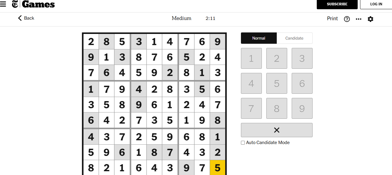 nyt sudoku medium solved jan 2, 2025