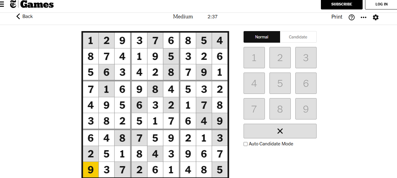 nyt sudoku solved medium jan 10