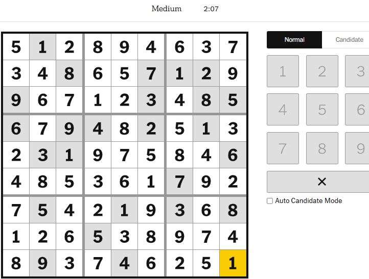 nyt sudoku solved medium jan 15