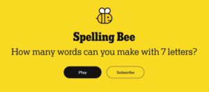 NYT Spelling Bee Answers