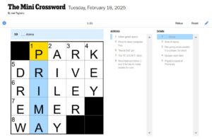 NYT Mini Crossword Hints And Answers February 18, 2025